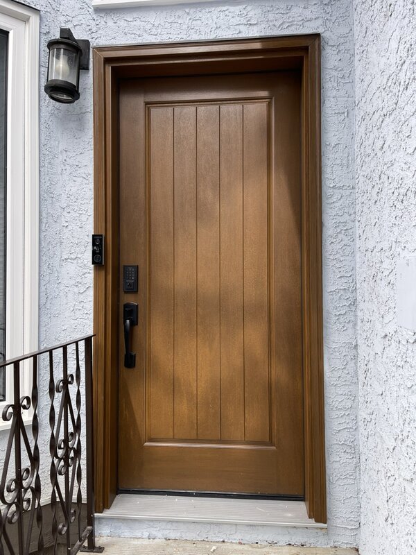 Fiberglass door