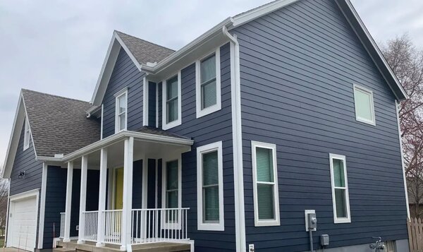 Fiber cement siding project